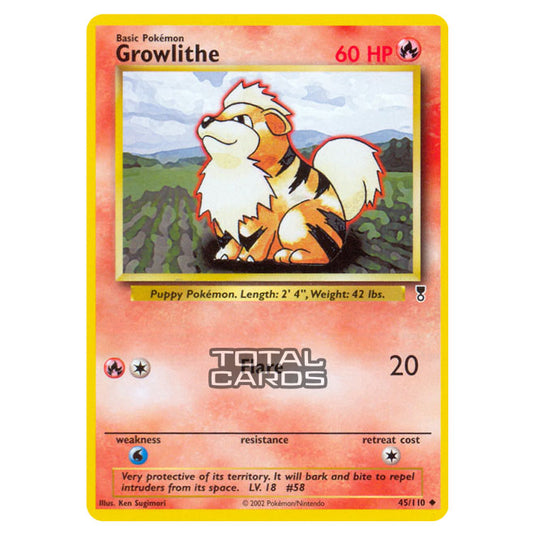 Pokemon - Other - Legendary Collection - Growlithe - 45/110