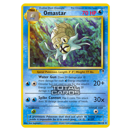 Pokemon - Other - Legendary Collection - Omastar - 58/110