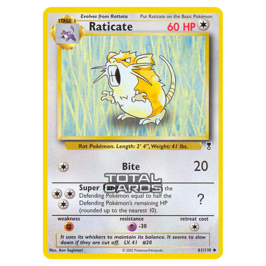 Pokemon - Other - Legendary Collection - Raticate - 61/110