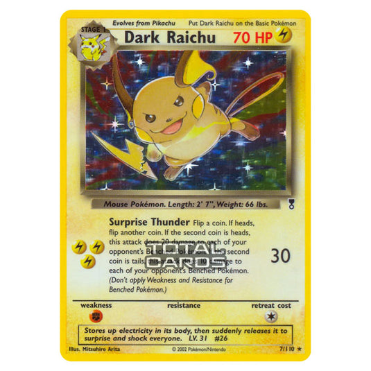 Pokemon - Other - Legendary Collection - Dark Raichu - 7/110