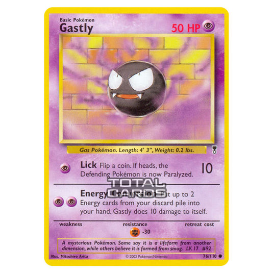 Pokemon - Other - Legendary Collection - Gastly - 76/110