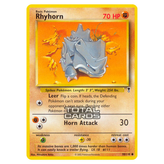 Pokemon - Other - Legendary Collection - Rhyhorn - 90/110