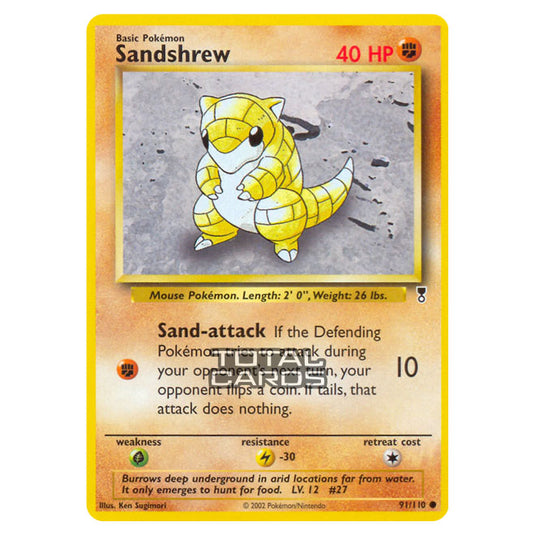 Pokemon - Other - Legendary Collection - Sandshrew - 91/110