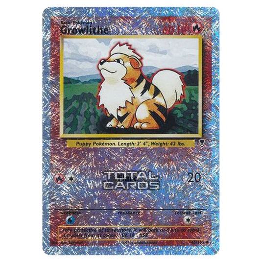 Pokemon - Other - Legendary Collection - Growlithe - 45/110 - (Reverse Holo)