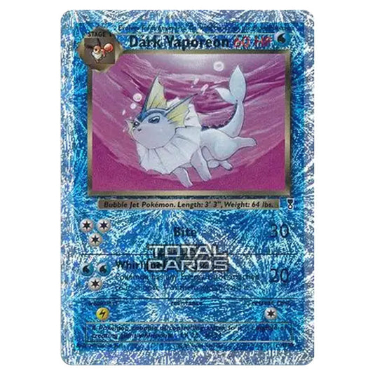 Pokemon - Other - Legendary Collection - Dark Vaporeon - 9/110 - (Reverse Holo)