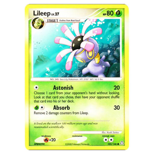 lileep pokemon card value Pokemon - Diamond & Pearl - Legends Awakened - Lileep