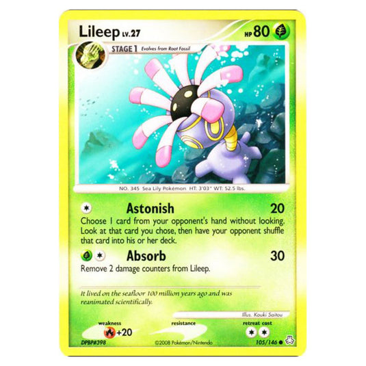Pokemon - Diamond & Pearl - Legends Awakened - Lileep - 105/146