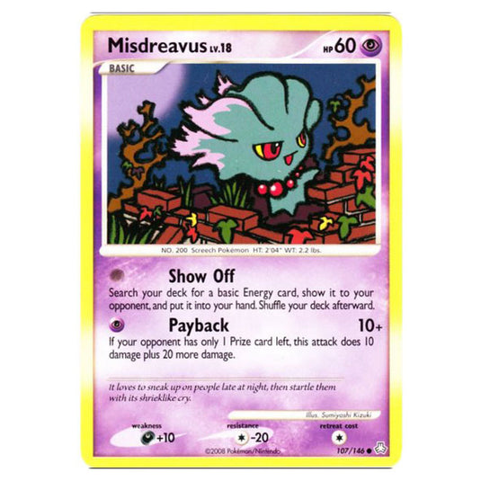 Pokemon - Diamond & Pearl - Legends Awakened - Misdreavus - 107/146