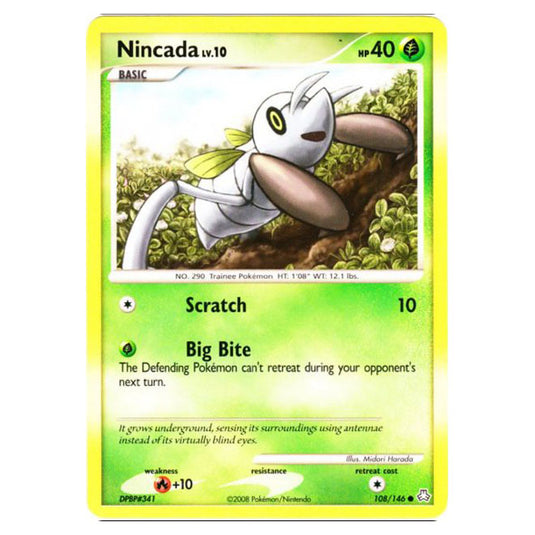 Pokemon - Diamond & Pearl - Legends Awakened - Nincada - 108/146