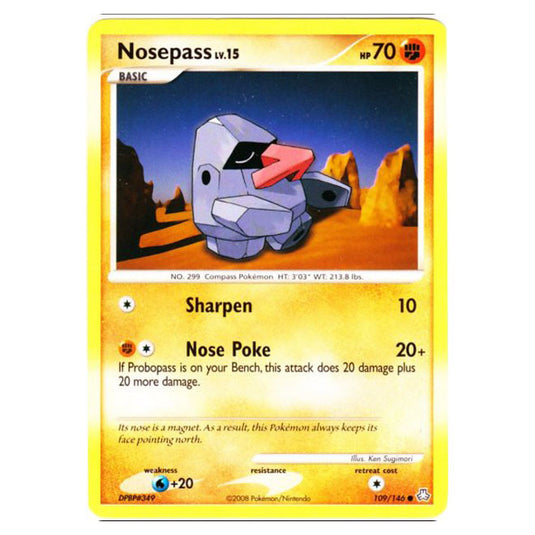 Pokemon - Diamond & Pearl - Legends Awakened - Nosepass - 109/146