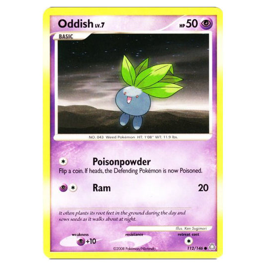 Pokemon - Diamond & Pearl - Legends Awakened - Oddish - 112/146