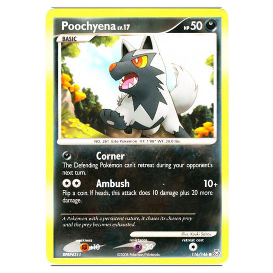 Pokemon - Diamond & Pearl - Legends Awakened - Poochyena - 116/146