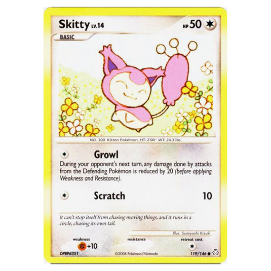 Pokemon - Diamond & Pearl - Legends Awakened - Skitty - 119/146