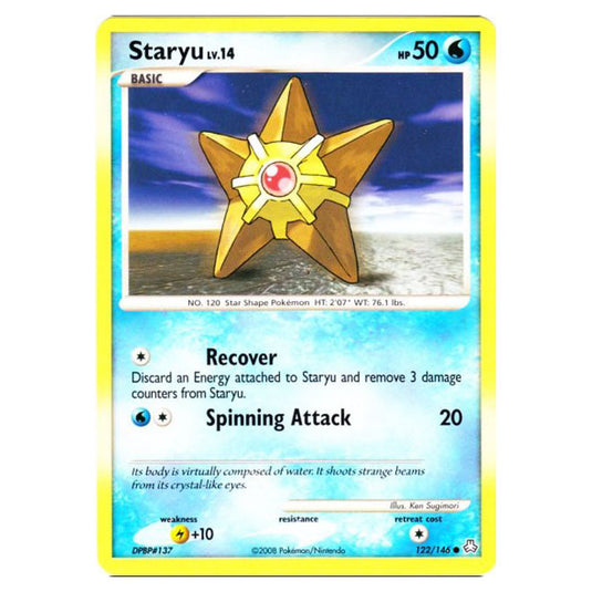 Pokemon - Diamond & Pearl - Legends Awakened - Staryu - 122/146