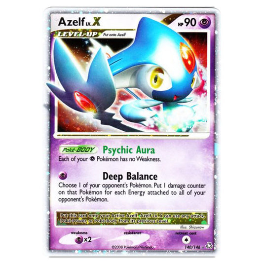 Pokemon - Diamond & Pearl - Legends Awakened - Azelf LV.X - 140/146 Pokemon - Diamond & Pearl - Legends Awakened - Azelf LV.X - 140/146