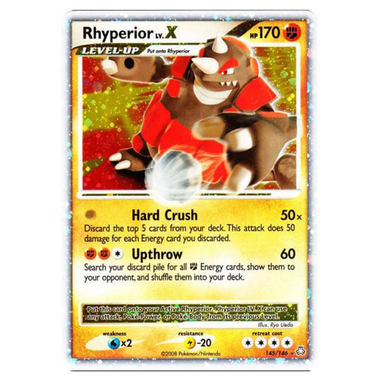 rhyperior pokemon card Pokemon - Diamond & Pearl - Legends Awakened - Rhyperior LV.X