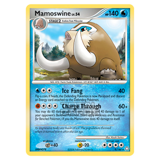 Pokemon - Diamond & Pearl - Legends Awakened - Mamoswine - 009/146