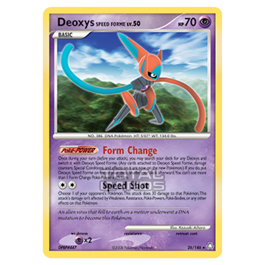 Pokemon - Diamond & Pearl - Legends Awakened - Deoxys Speed Forme - 026/146