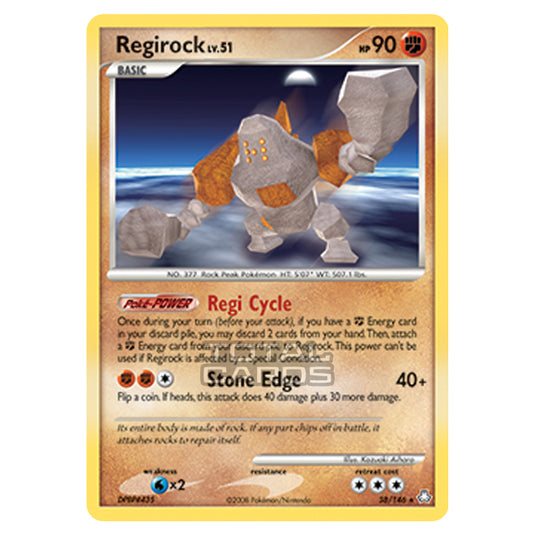 Pokemon - Diamond & Pearl - Legends Awakened - Regirock - 038/146