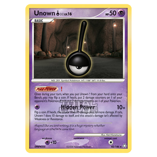 Pokemon - Diamond & Pearl - Legends Awakened - Unown ! - 042/146