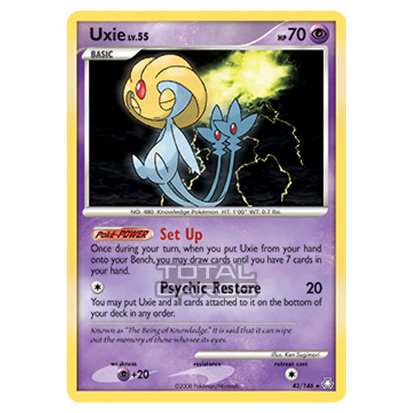 Pokemon - Diamond & Pearl - Legends Awakened - Uxie - 043/146 Pokemon - Diamond & Pearl - Legends Awakened - Uxie - 043/146