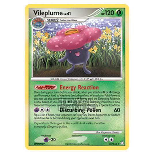 Pokemon - Diamond & Pearl - Legends Awakened - Vileplume - 045/146