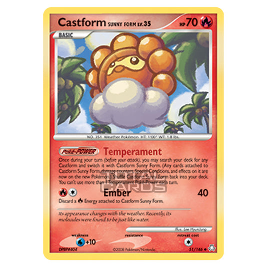 Pokemon - Diamond & Pearl - Legends Awakened - Castform Sunny Form - 051/146