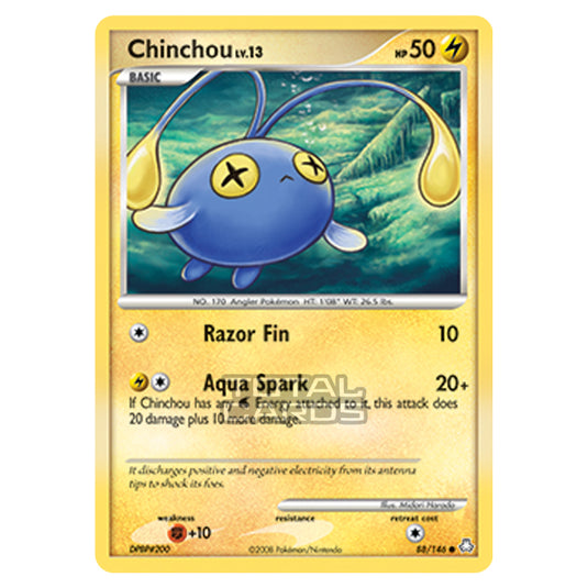 Pokemon - Diamond & Pearl - Legends Awakened - Chinchou - 088/146