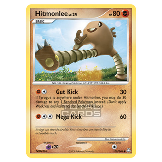 Pokemon - Diamond & Pearl - Legends Awakened - Hitmonlee - 100/146