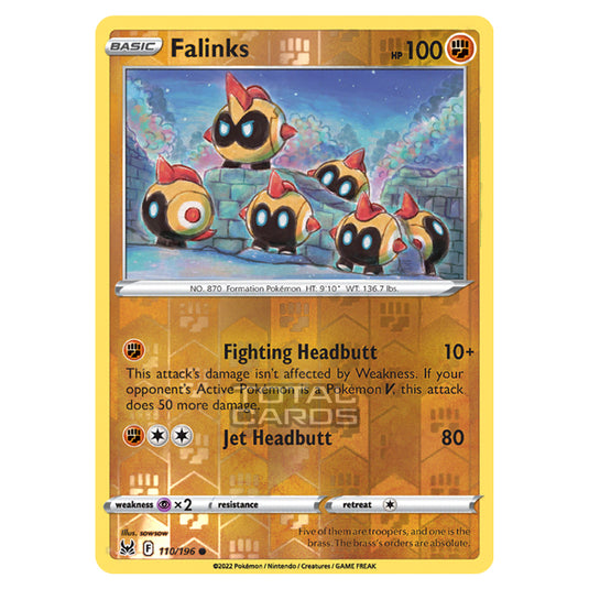 Pokemon - Sword & Shield - Lost Origin - Falinks - 110/196 - (Reverse Holo)