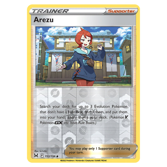 Pokemon - Sword & Shield - Lost Origin - Arezu - 153/196 - (Reverse Holo)