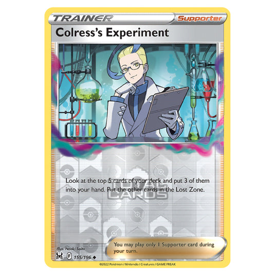 Pokemon - Sword & Shield - Lost Origin - Colress's Experiment - 155/196 - (Reverse Holo)