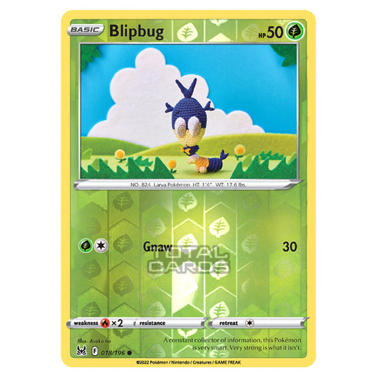 Pokemon - Sword & Shield - Lost Origin - Blipbug - 18/196 - (Reverse Holo)