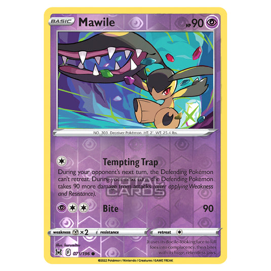 Pokemon - Sword & Shield - Lost Origin - Mawile - 71/196 - (Reverse Holo)