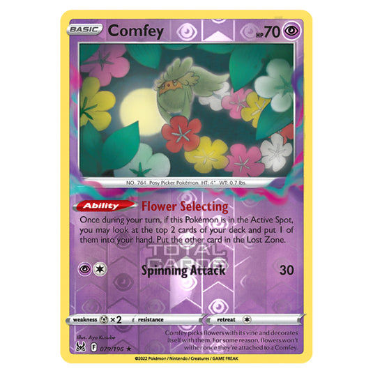 Pokemon - Sword & Shield - Lost Origin - Comfey - 79/196 - (Reverse Holo)