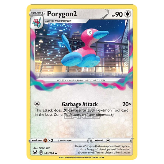 Pokemon - Sword & Shield - Lost Origin - Porygon2 - 141/196