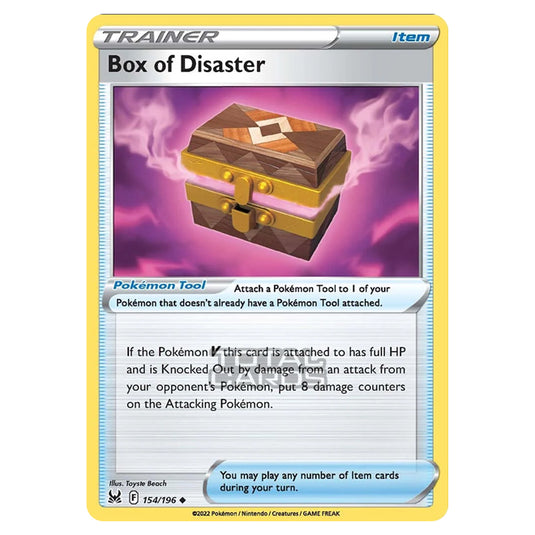 Pokemon - Sword & Shield - Lost Origin - Box of Disaster - 154/196