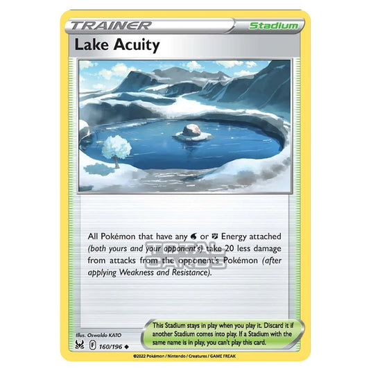 Pokemon - Sword & Shield - Lost Origin - Lake Acuity - 160/196