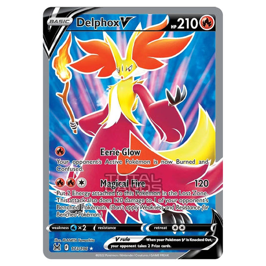 Pokemon - Sword & Shield - Lost Origin - Delphox V - 173/196