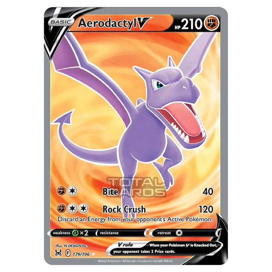 Pokemon - Sword & Shield - Lost Origin - Aerodactyl V - 179/196