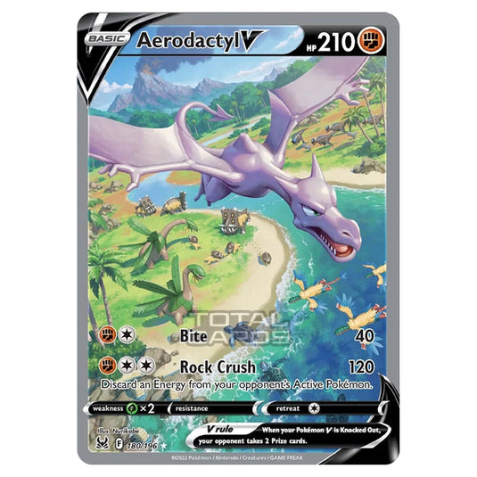 Pokemon - Sword & Shield - Lost Origin - Aerodactyl V - 180/196