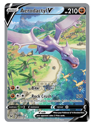 Pokemon - Sword & Shield - Lost Origin - Aerodactyl V - 180/196