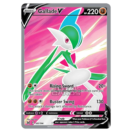 Pokemon - Sword & Shield - Lost Origin - Gallade V - 181/196