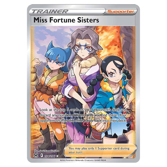 Pokemon - Sword & Shield - Lost Origin - Miss Fortune Sisters - 194/196