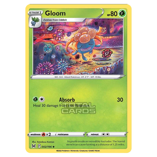 Pokemon - Sword & Shield - Lost Origin - Gloom - 2/196 Pokemon - Sword & Shield - Lost Origin - Gloom - 2/196