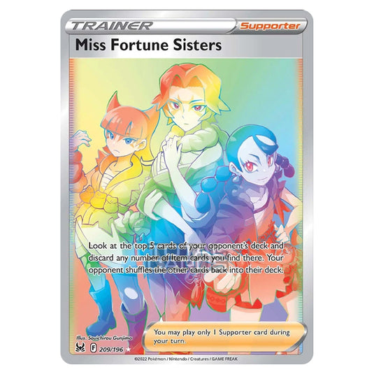 Pokemon - Sword & Shield - Lost Origin - Miss Fortune Sisters - 209/196