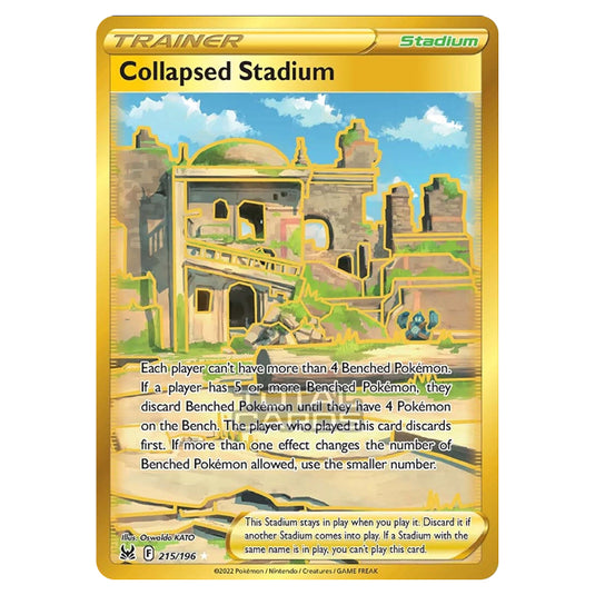 Pokemon - Sword & Shield - Lost Origin - Collapsed Stadium - 215/196
