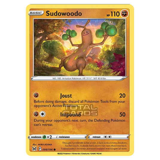 Pokemon - Sword & Shield - Lost Origin - Sudowoodo - 94/196