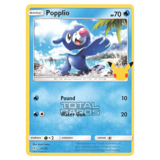 Pokemon - McDonalds - 25th Anniversary Collection - Popplio