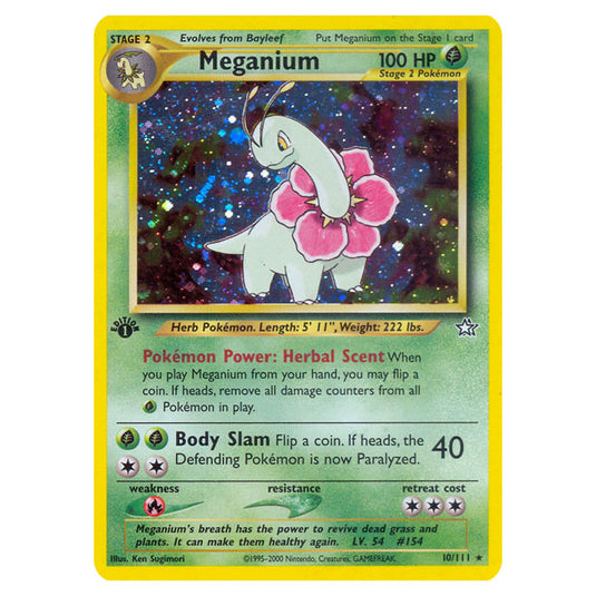 Pokemon - Neo - Neo Genesis - Meganium - 10/111
